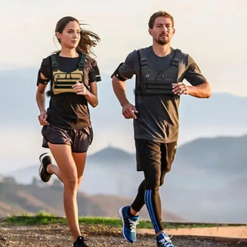 

1pcs Outdoor Tactical Vest Multi-Functional Chest Bag Sports Vest Backpack for Hiking Camping Travel Portable Gear Storage