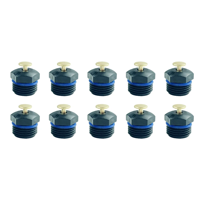 

1/2 Inch Male Thread 360 Degree Adjustable Atomizing Nozzles Garden Agriculture Lawn Irrigation Sprayer Sprinklers 10 Pcs