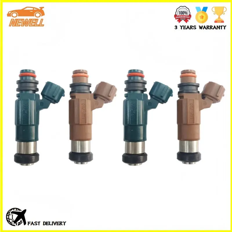 

4pcs INP-781 INP-780 Fuel Injector For Mazda Protege 1999-2002 For Mazda 626 1.8L 2.0L For Nikki FP33-13-250 FP35-13-250