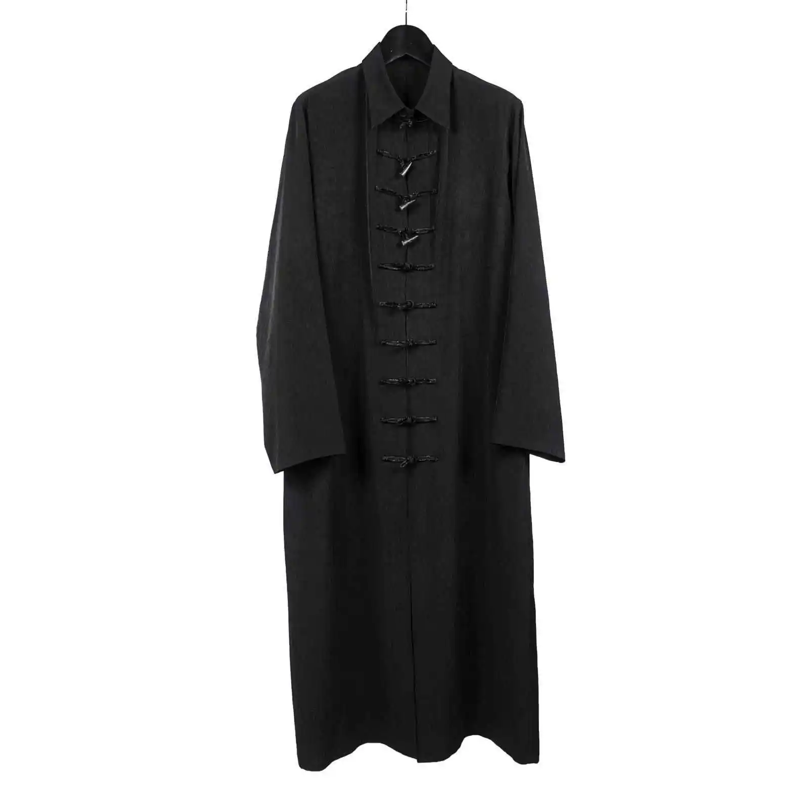 

TOP-YAMAMOTO original design dark Chinese style buckle original design men's shirt casual and versatile