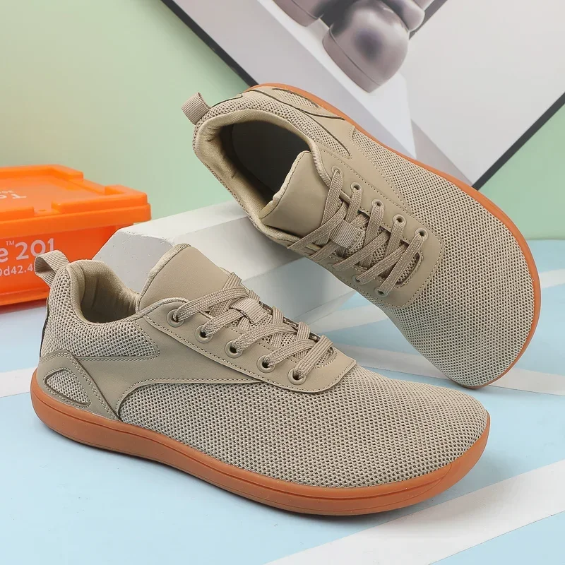 Nuevos zapatos minimalistas descalzos para mujer y hombre, zapatos anchos minimalistas descalzos, zapatillas para caminar |   Suela caída cero Talla grande 47