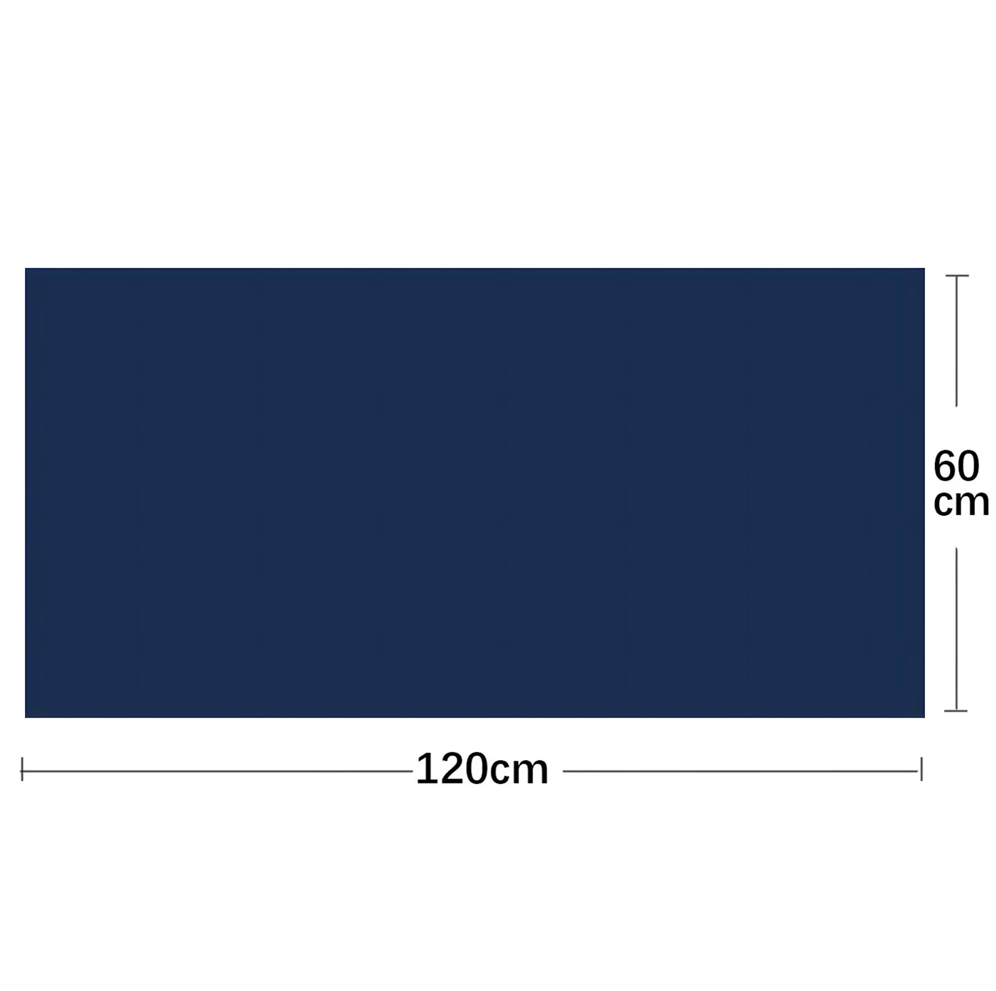 120x60cm Solid Color Texas Hold 'Em Poker Creative Design Game Table Mat Party Multiplayer Game Rubber Table Mat
