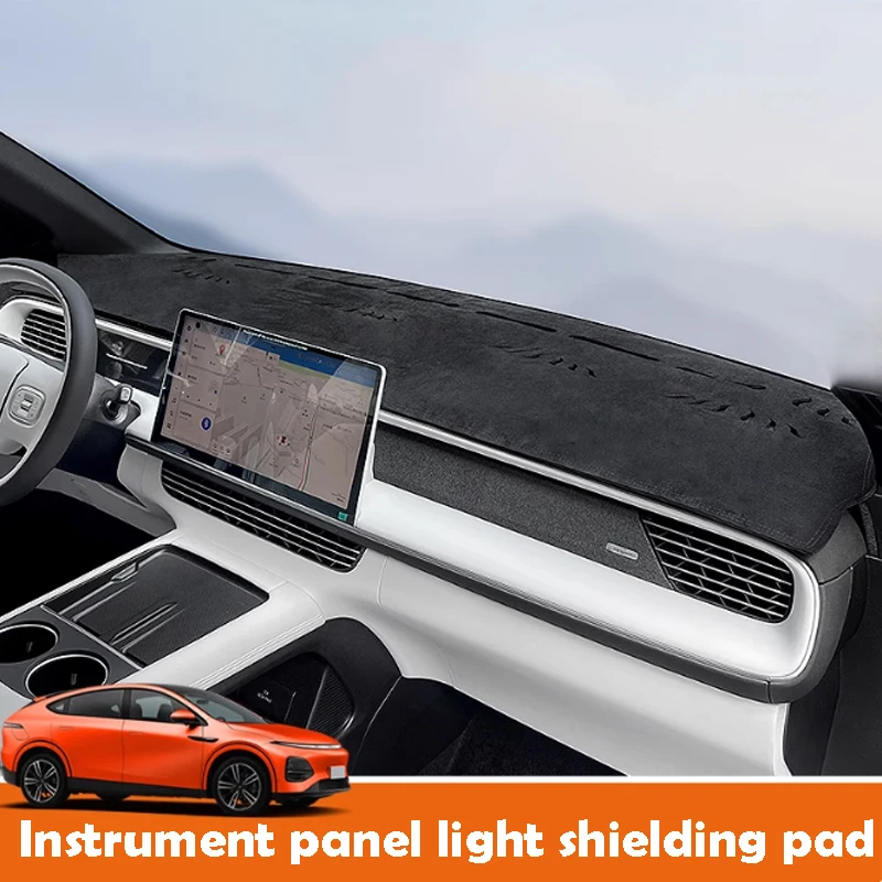 

For XPeng Xiaopeng G6 2025 Light Blocking Pad Dashboard Sunshade Mat Anti-Glare Heat-Resistant Non-Slip Car Interior Accessories