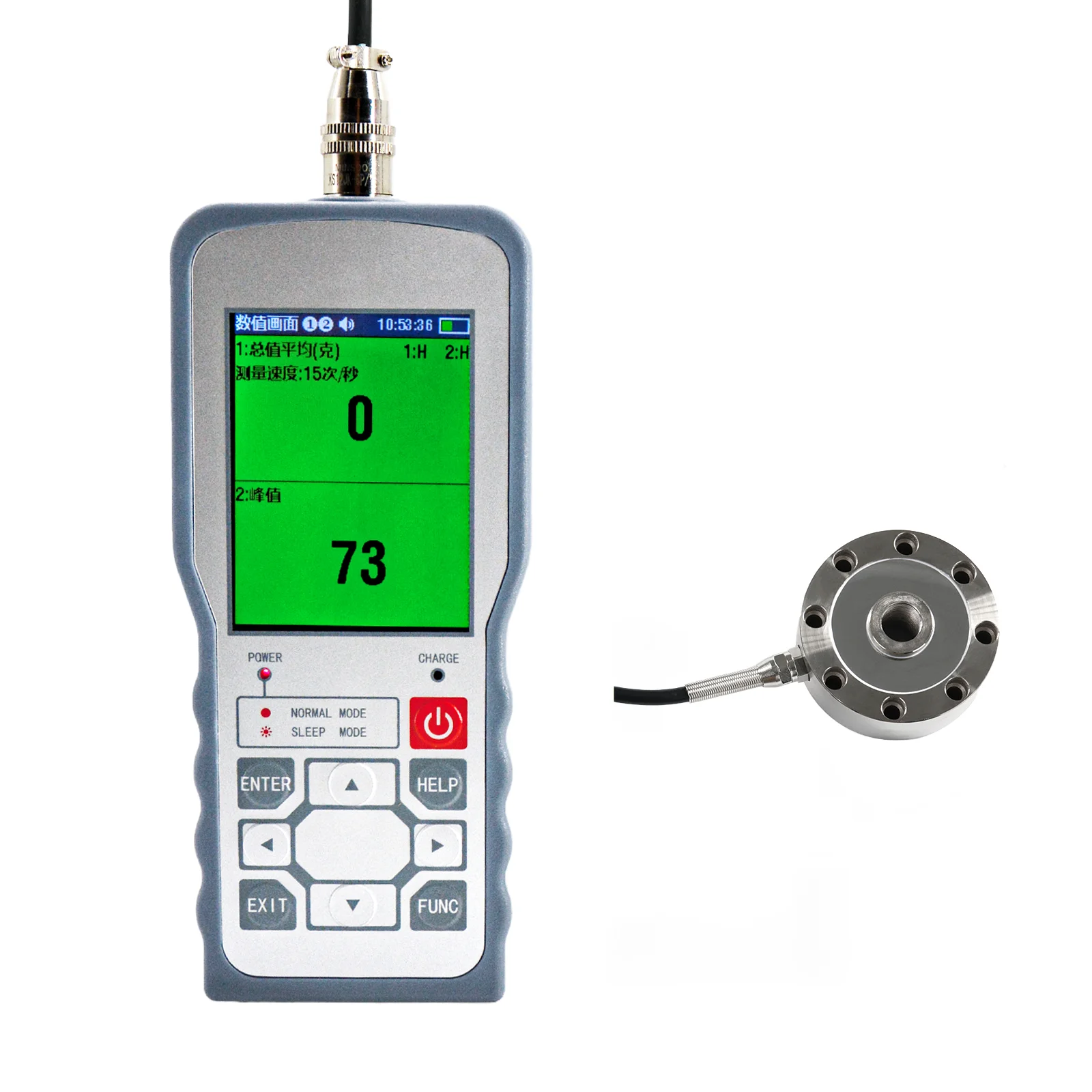 

Spoke Load Cell Sensor with Digital Force Gauge Test Pressure Hand Measuring Instrument 50KG 100KG 200KG 300KG 500KG 1T 2T