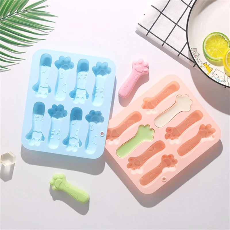 8Cavity Cake Fondant Mold Multifunctional Claw Biscuit Mold Celebration Dropship