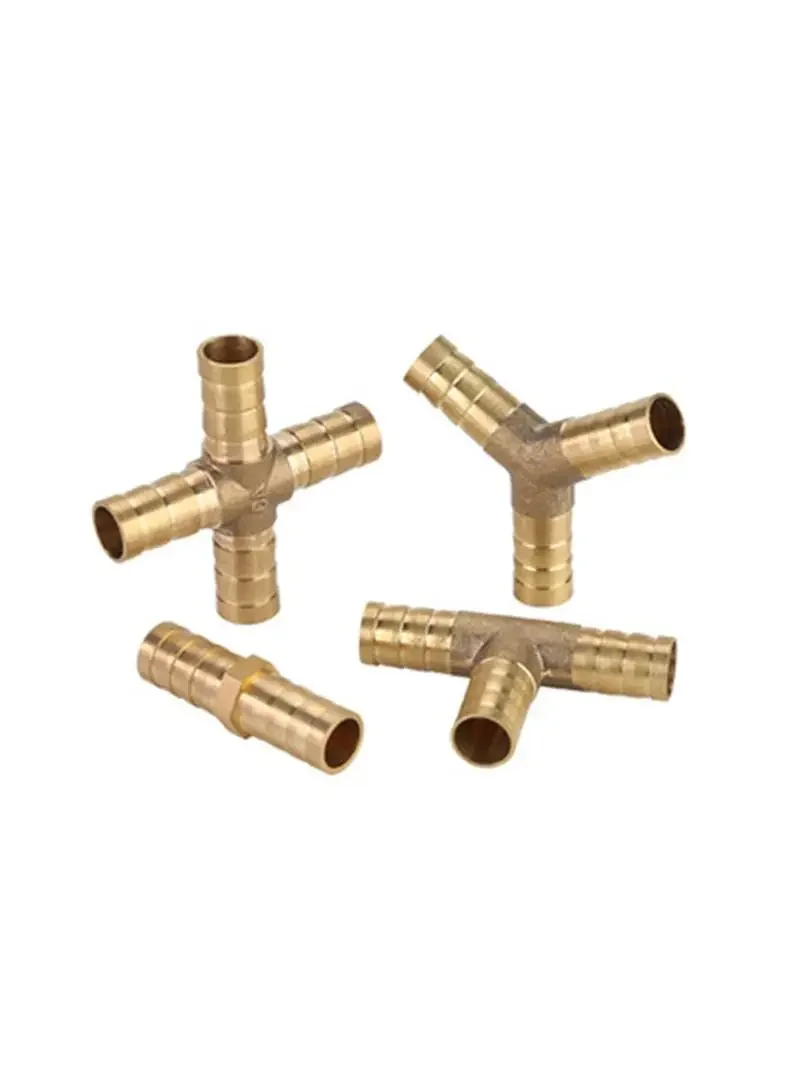 Joint en laiton pour tuyau de tour d'eau, raccords d'eau en cuivre de 4mm, 5mm, 6mm, 8mm, 10mm, 12mm, 16mm et 19mm