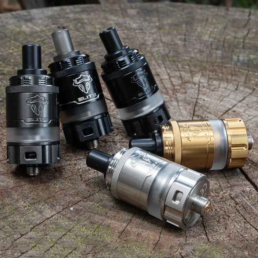 Original ThunderHead Creations Tauren Elite Pro MTL RTA Atomizer 2ml 4ml Rebuildable Tank Vape 22mm E Cigarette Atomizer