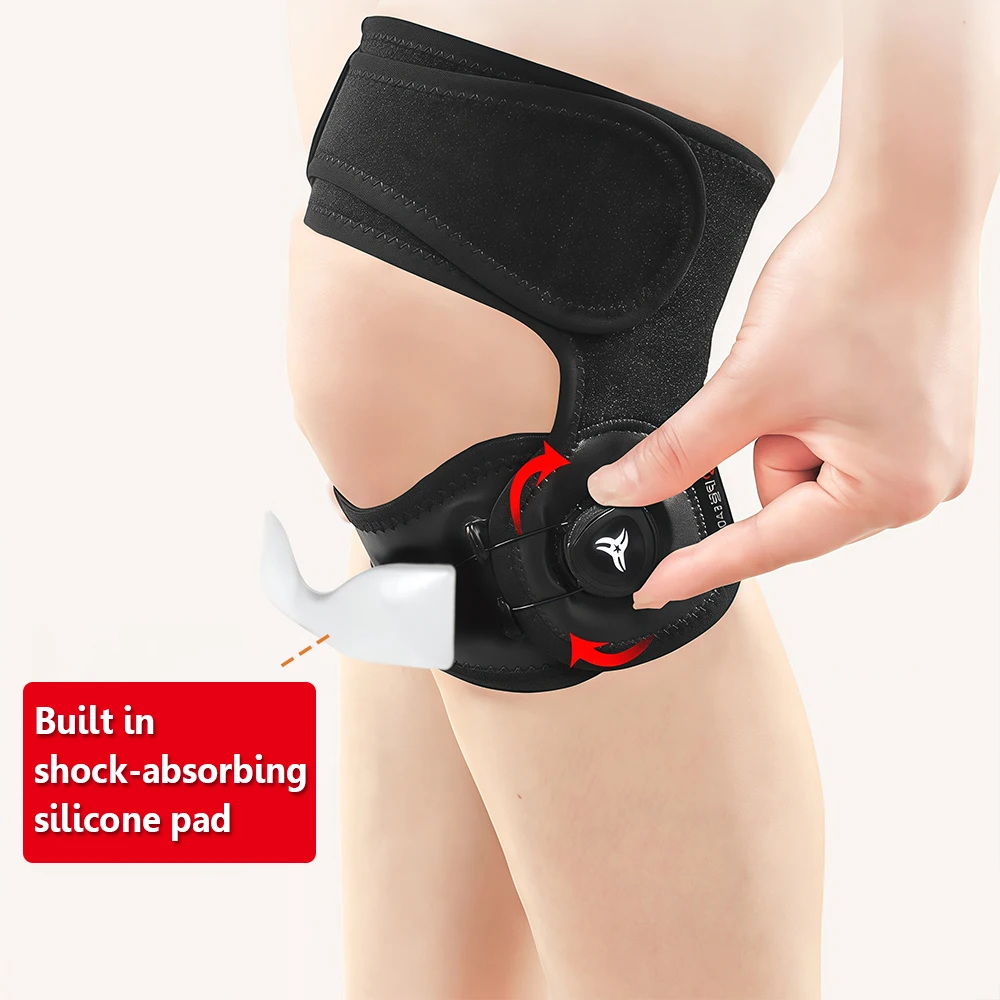 

1 шт., ремешок для поддержки сухожилий надколенника с гелевыми подушечками надколенника, спортивная поддержка для женщин и мужчин, облегчение боли в коленях при артрите