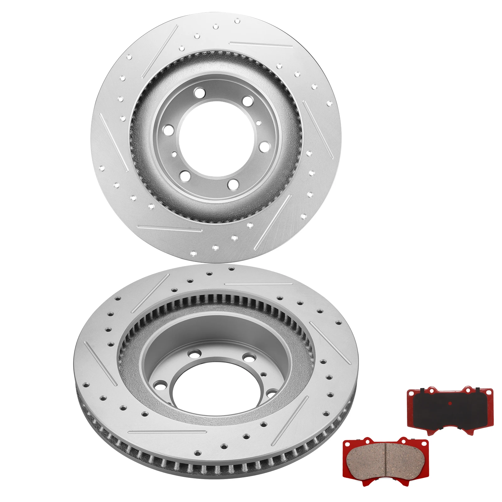 New For 4Runner Prado FJ Cruiser OE High Strength Steel Rear Brake Disc (2 Pcs)