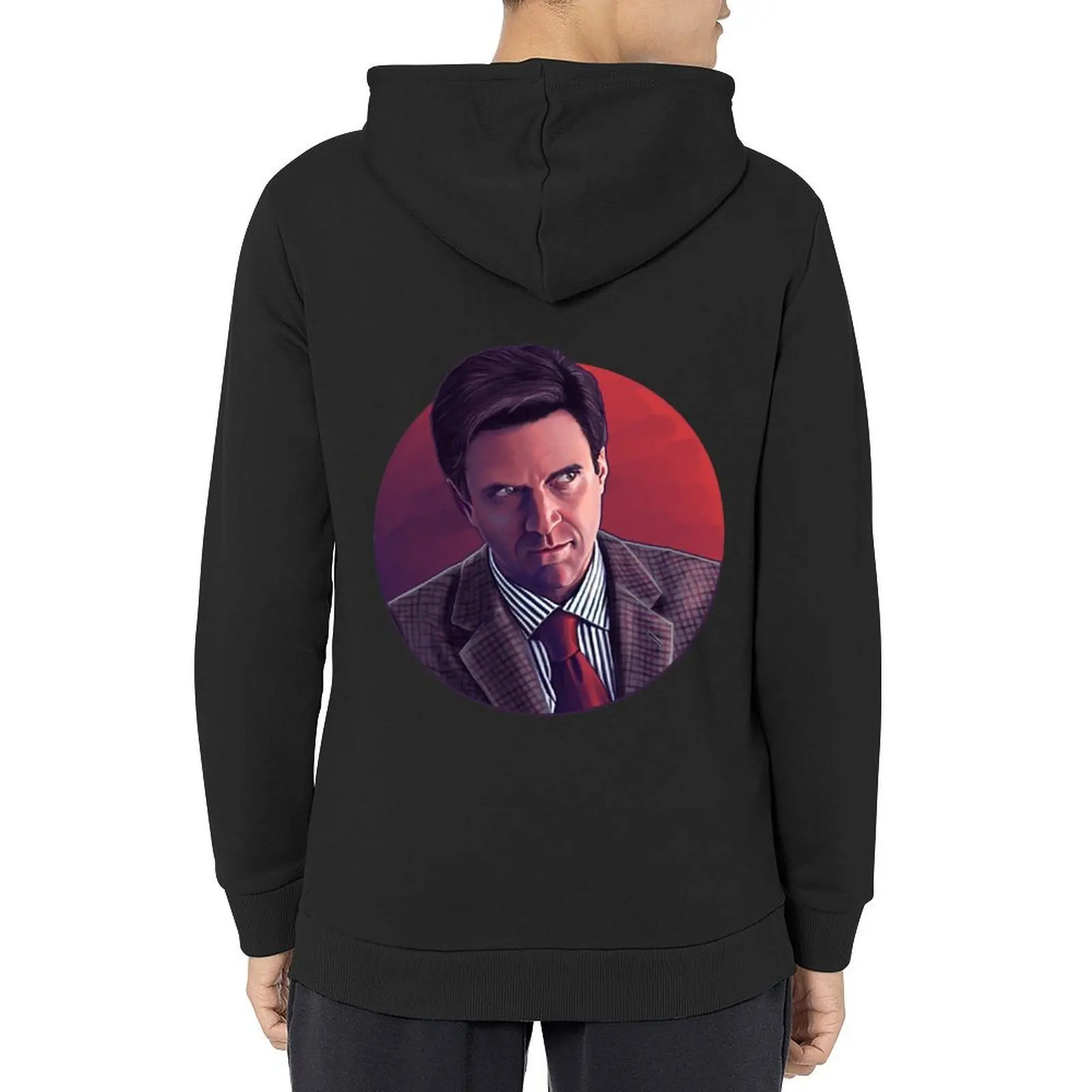 

Frederick Chilton Red Hoodie clothes for men korean style clothes men's clothes anime hoodie graphic