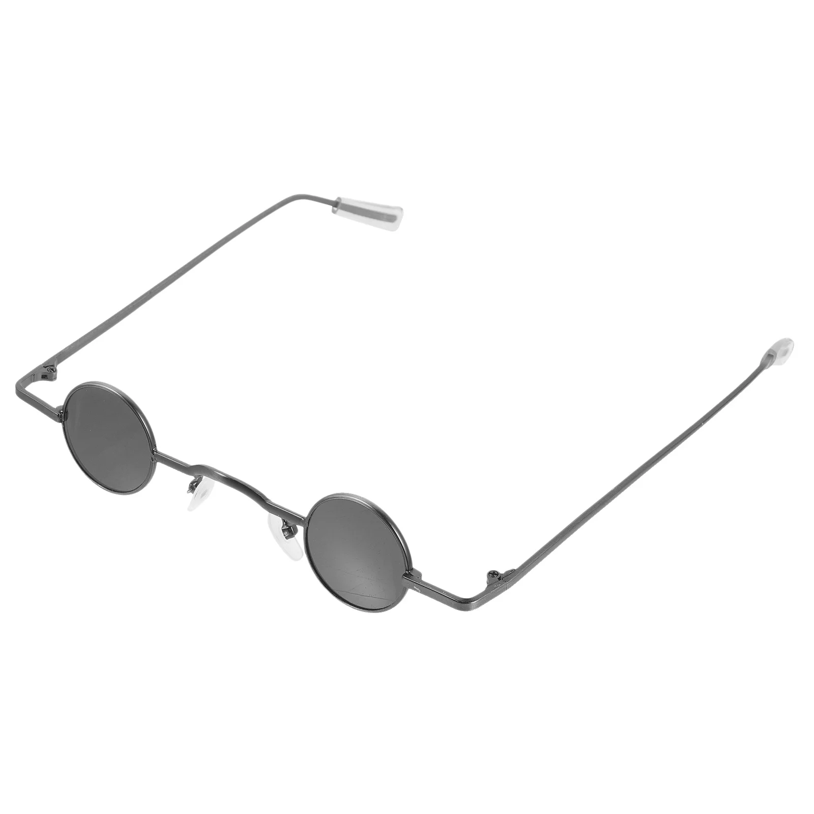 

Fashionable Retro Small Round Frame Uv Protection Eyewear For Beach Sunglasses For Beach Outdoor Party Men Women Black