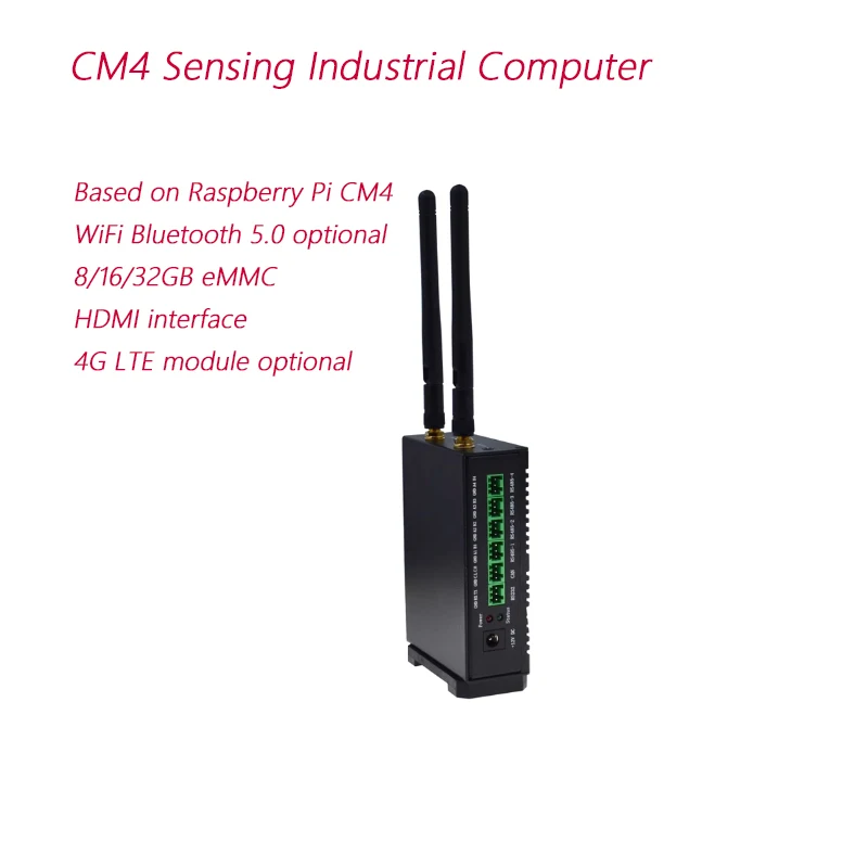 

CM4 Sensing Industrial Application Computer Raspberry Pi Industrial Control Computer ED-CM4SEN10