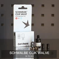 SCHWALBE CLIK WALVE-Kits de conversión de boquilla de aire de liberación rápida para válvula Presta desmontable, herramientas de reparación de boquilla de aire