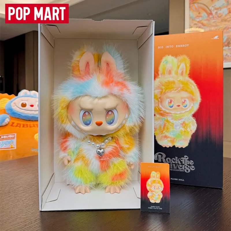 Authentic POP MART LABUBU THE MONSTERS Big into Energy Series-ROCK THE UNIVERSE Series Blind Box Toys Anime Action Surprise Gift