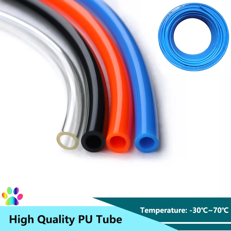 

2/5/10M PU Tube 4mm 6mm 8mm 10mm 12mm 14mm Air Hose Pneumatic Hose Pipe For Compressor Polyurethane Tubing 8x5mm 6x4 PNEUMATiC