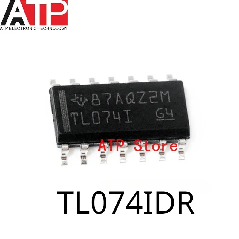 10-100 قطعة جديد الأصلي TL074IDR TL074I SOP-14 رقاقة تضخيم التشغيل IC