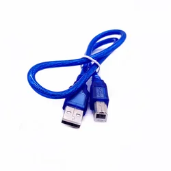 50cm USB 2.0 Type A Male To B Male Printer Cable Extension Cord Converter for Computer/PC/Laptop Printers