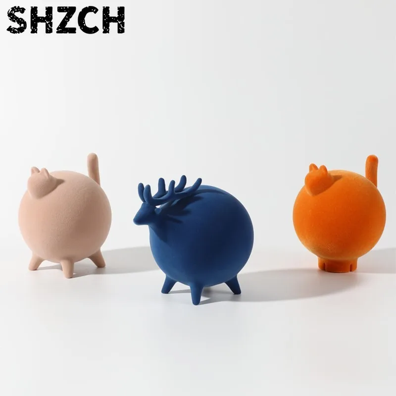 MOMO Piggy-adorno para muebledTV para saladestar, decoracióndiluminación suavednichodalta gama, artedentrada d