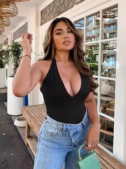 

Цветной комбинезон Svel Bal с v-образным вырезом и высокой талией, брюки Street Sle, летний женский цельный костюм Faion