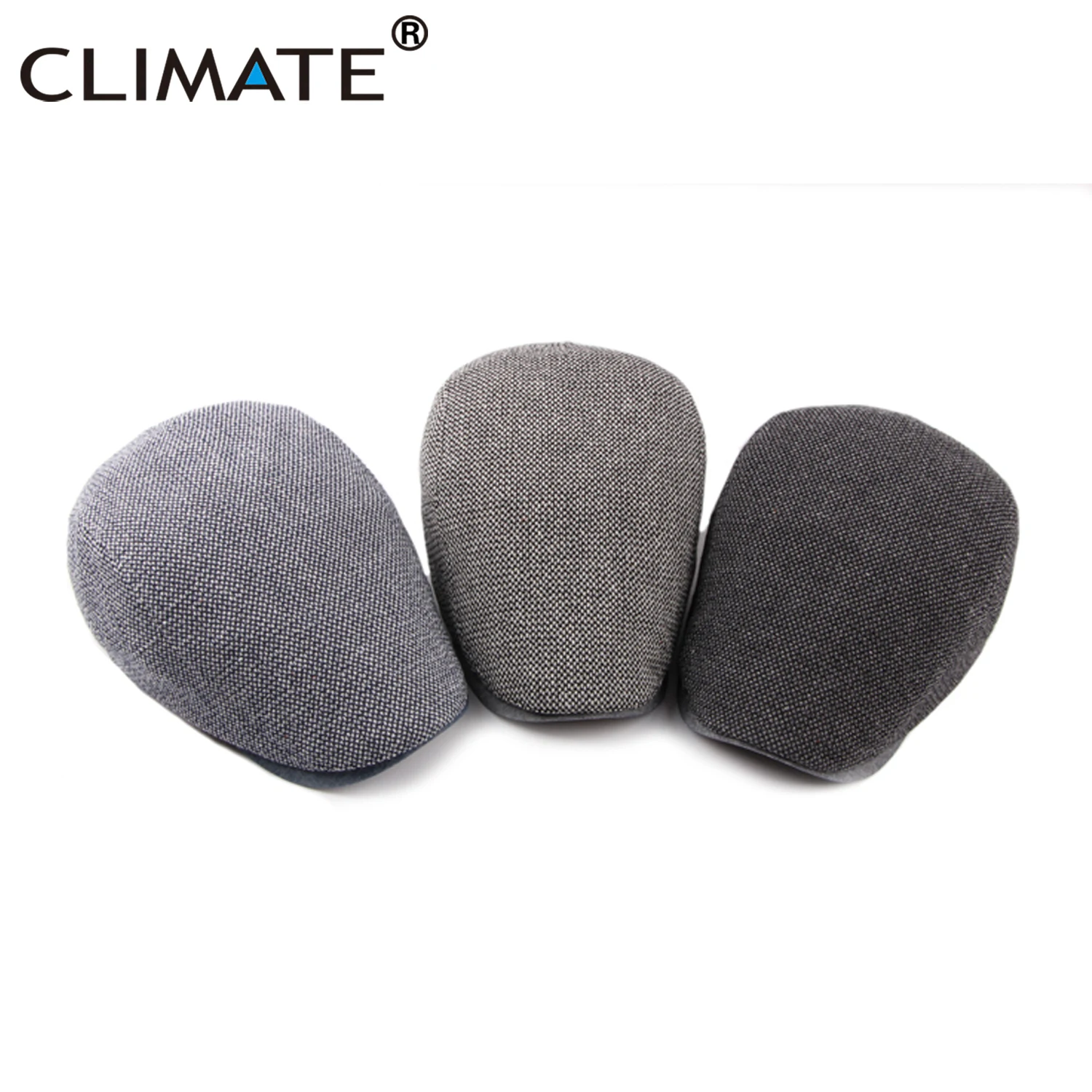 CLIMATE Men Berets Beret Hat Men Warm Hats Flat Cap Vintage Blank Beret for Men Casual Thick Retro Mature Men Flat Caps Beret