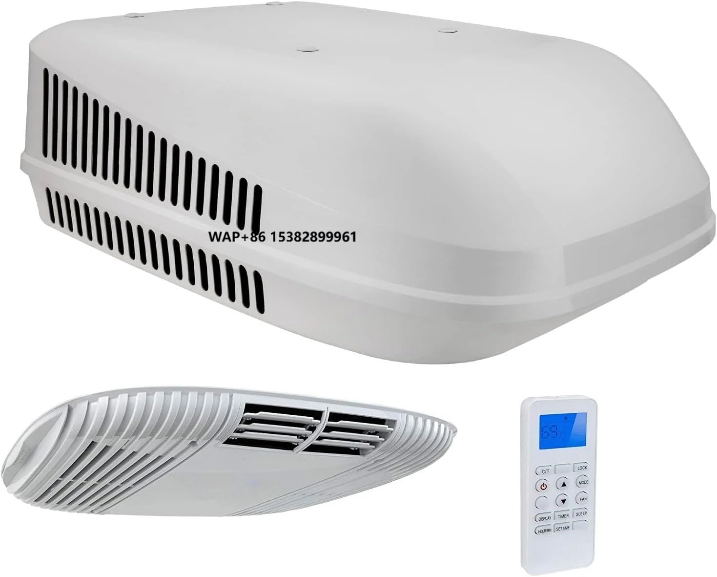 15K BTU RV Air Conditioner - 110-120V Heat Pump & Cooling, Quiet, Easy Install, Non-Ducted All-in-One Unit (White)