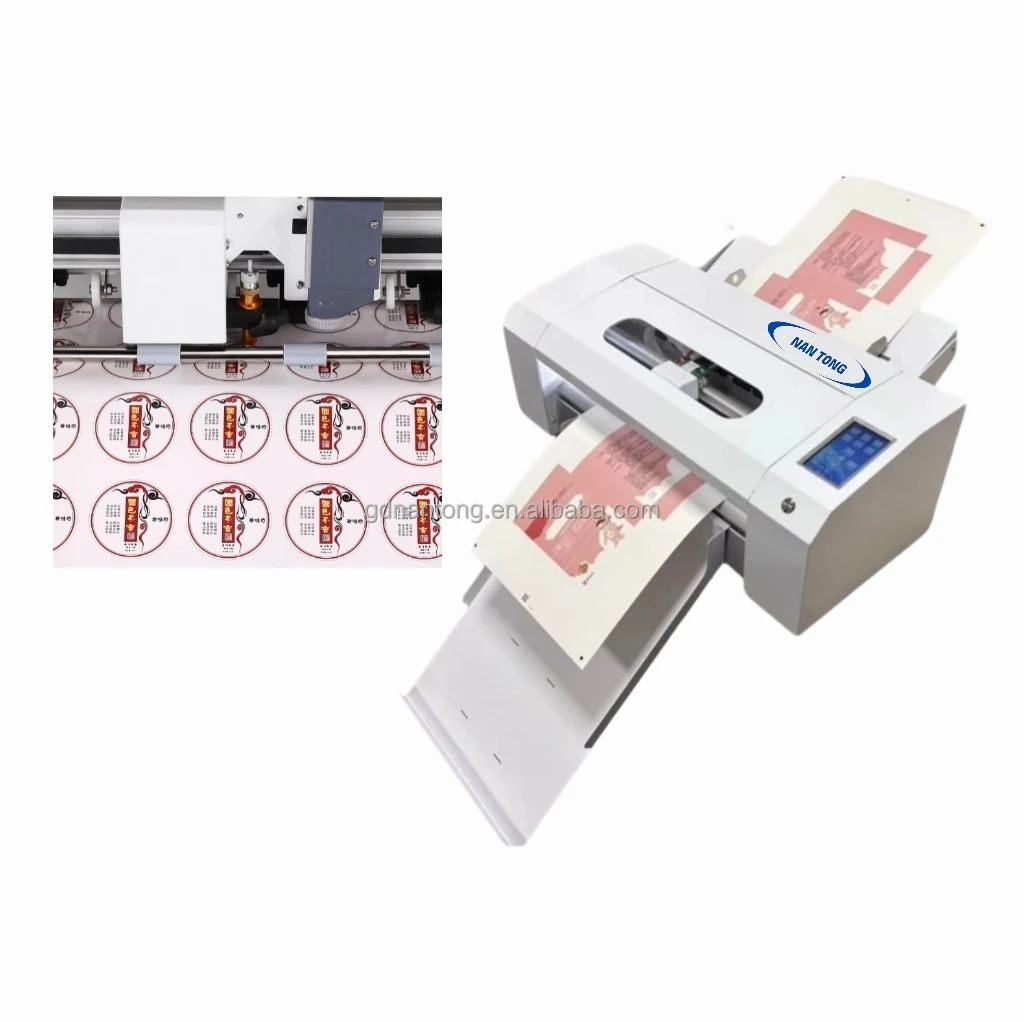 NanTong NT-350 A3+ Computerized Automatic Self-Adhesive Paper Cutting Machine Best Price Die Cutting Sticker Sheet Label 220V