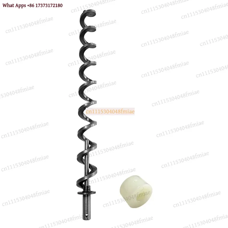 43cm Iron Feeding Screw with Bushing for Outdoor Wood Pellet Oven Short Igniter Auger Accessories Universal Replacement Parts