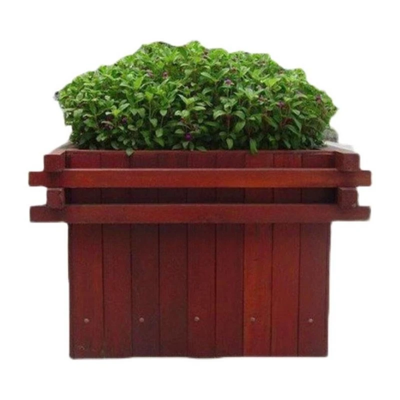 

Outdoor, preservative wood, flower box, combination, flower pot, road, square, flower pool