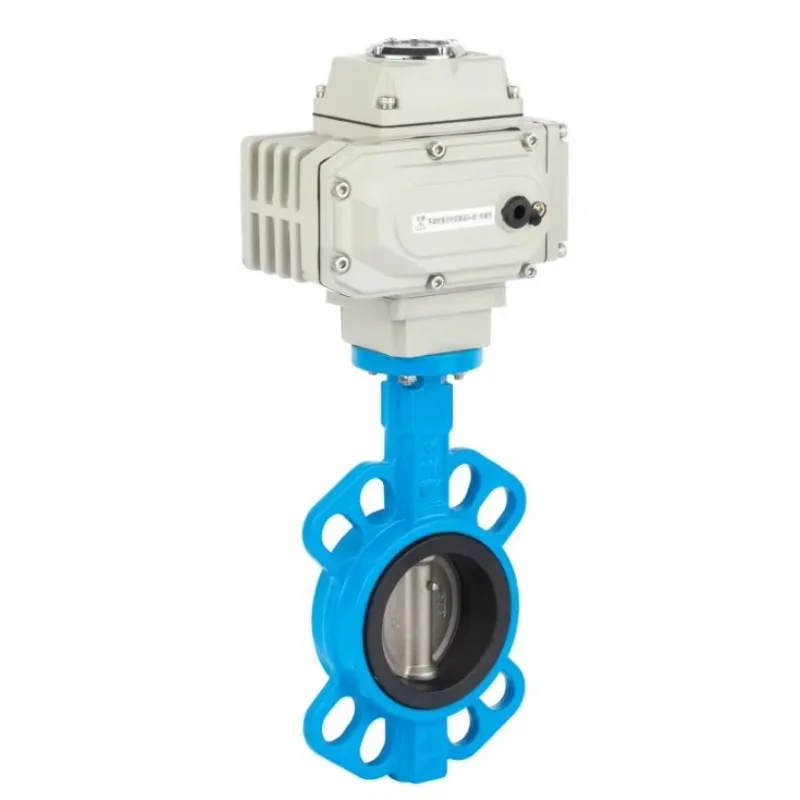 عالية الأداء جديد على الخروج رقاقة كهربائية لينة ختم فراشة صمام DN40-DN80 ، AC220V/AC380V للتحكم في خطوط الأنابيب الصناعية