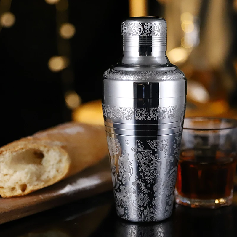 

Carven 510ml Stainless Steel Cocktail Boston Bar Shaker Japanese Style Barware