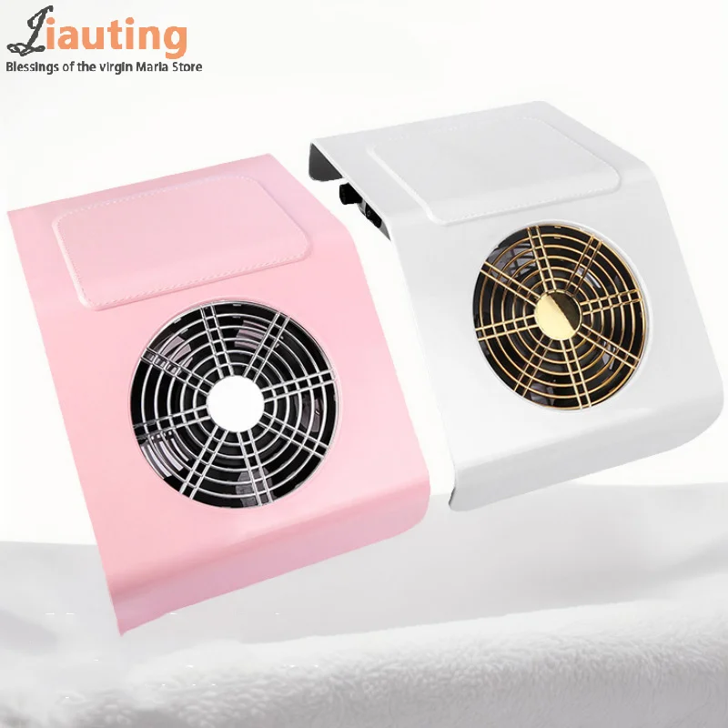 ネイルダストコレクター掃除機マニキュア機械ツール用プロフェッショナル強力なパワー40ワットハンドパッド付きネイル吸引ファン