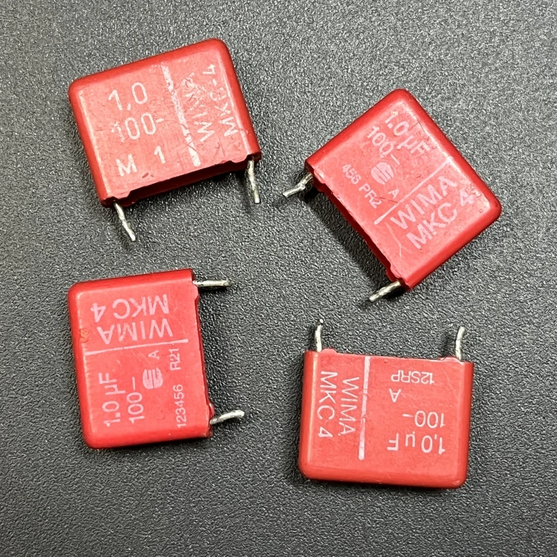 WIMA1.0UF100V1UF Capacitor secondhand parts 105UF Please be careful with short tripod distance for requirements 15 Copper feet