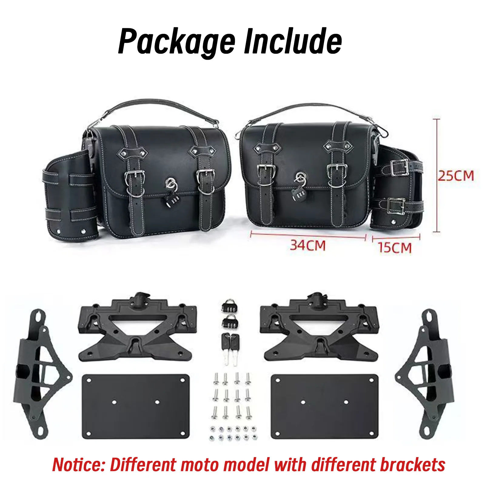 For Kawasaki Vulcan S 650 EN650 VN650 Models 2015-2026 Accessories Motorcycle Bags Quick Release Saddlebags pocket Side boxes