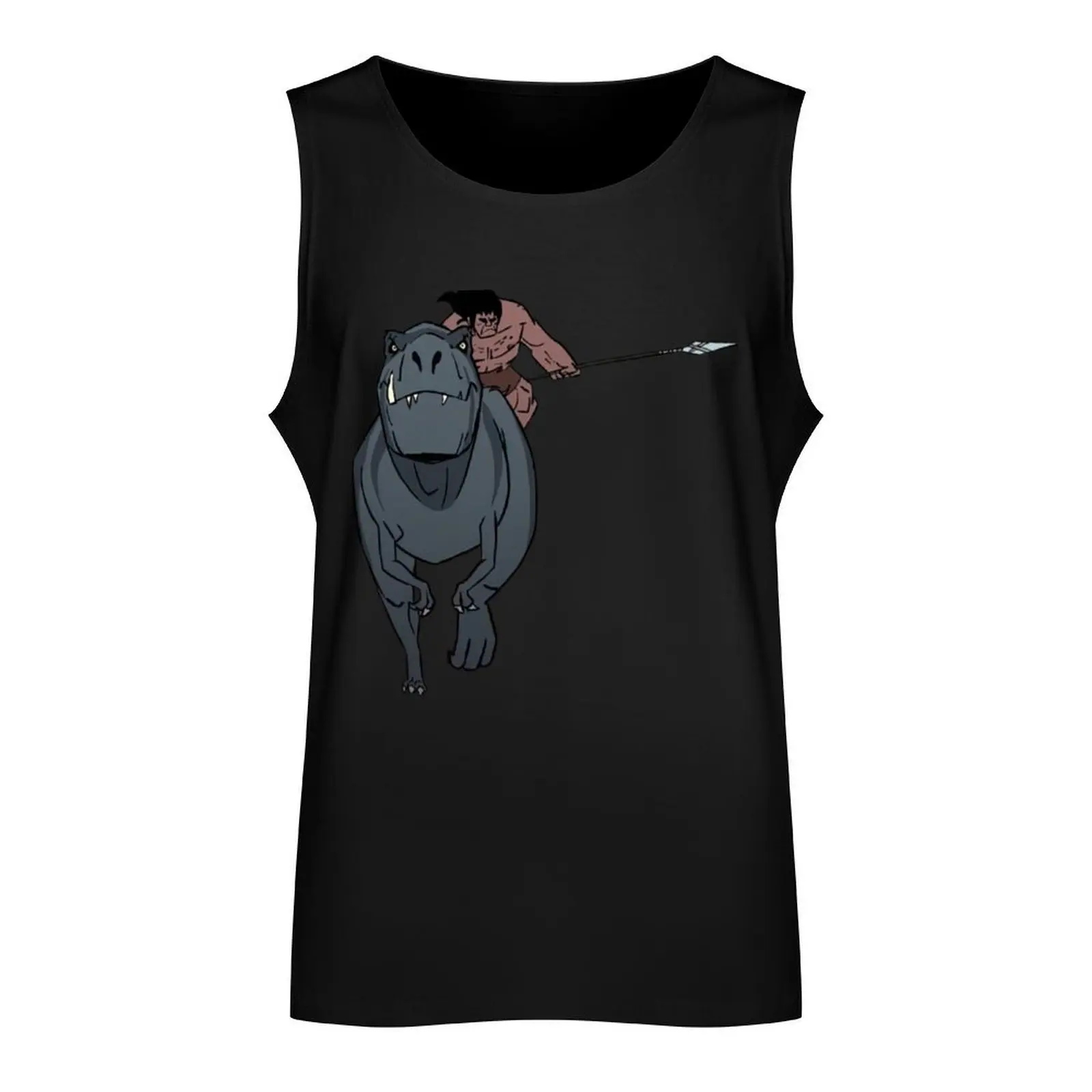 Genndy Tartakovsky Hold A Spear Tank Top sports suits gym wear men