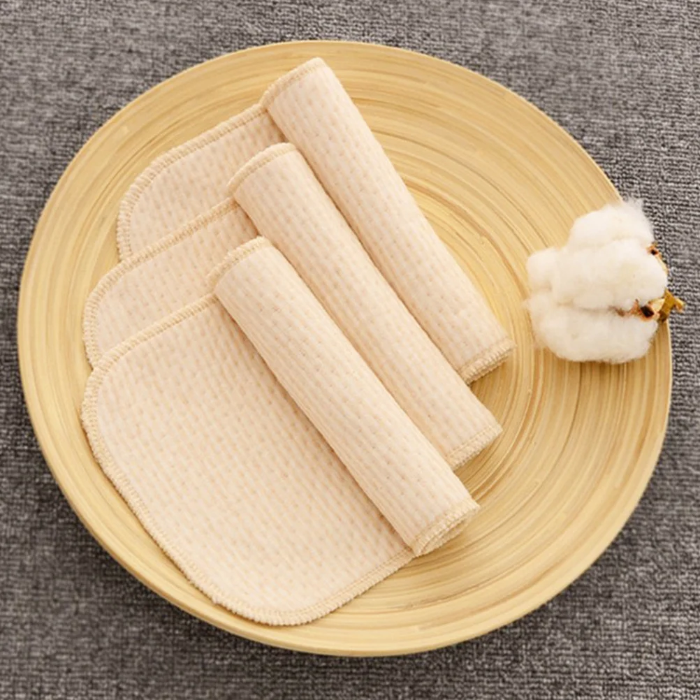 4 قطعة حفاضات الطفل القماش منصات معززة الرضع مقاومة للتسرب قابل للغسل قابلة لإعادة الاستخدام بطانات حفاضات ليلة استخدام الرضع الوسادة الداعم #6