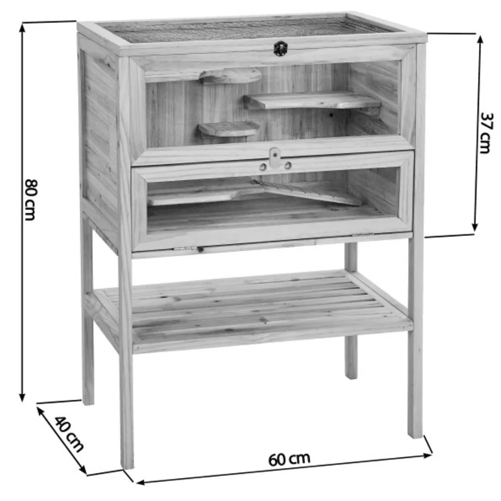 large hamster cage luxury wooden house