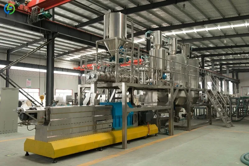 Customized Hot Sale 0.1-6ton/h Dry Wet Pet Dog Cat Food Fish Feed Pellet Extruder Producing Machinery Plant