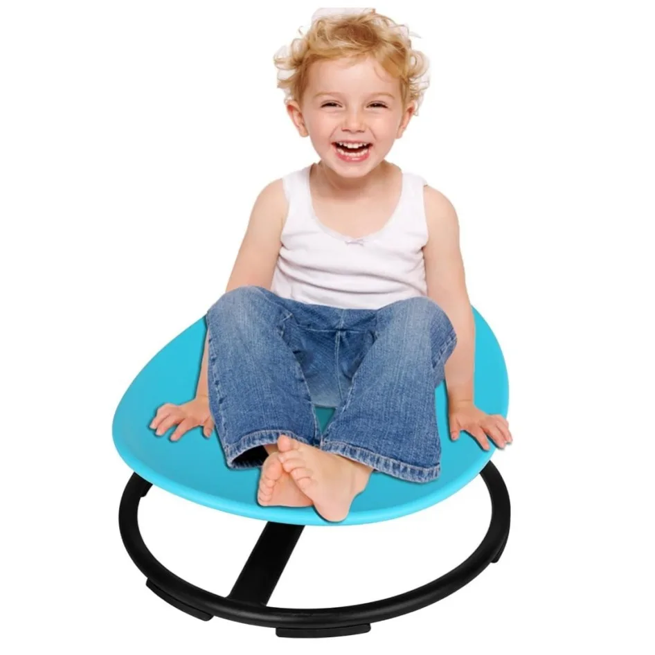 Kids Sensory Swivel Chair,Sen Spinning Chair for Kids Sensory,Training Body Coordination, Sit and Spin Toy,Sensory Toy Chair, Tr