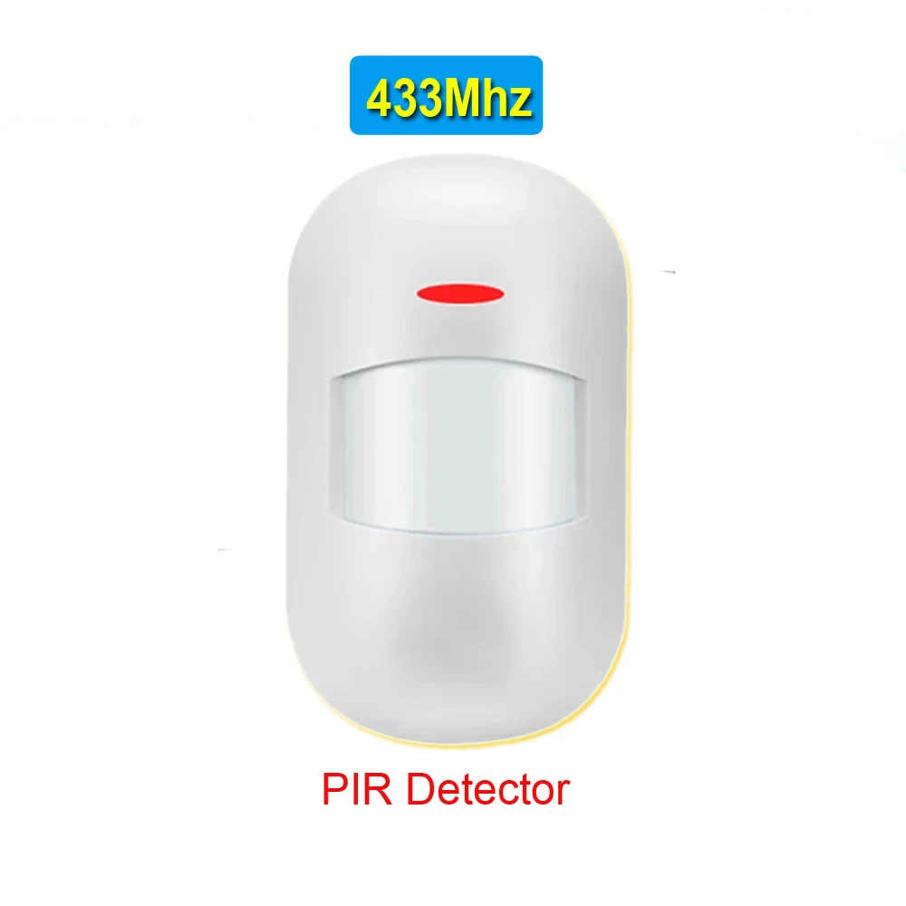 

433MHz wireless motion detector, human infrared motion sensor, home security anti-theft alarm device, equipped with alarm host f