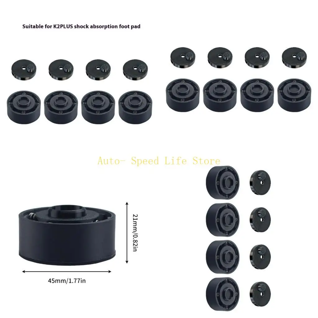 

02DA Shock Apress Pads Резиновые анти -скользи Design повышают стабильность для принтера K2