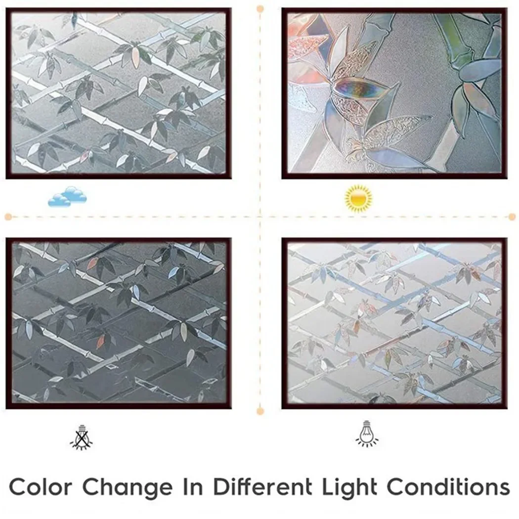 

Sticker Glass Film Static Vinyl Clings Decals Parts 1 Roll 45*100CM Film High Quality Practical 100% Brand New