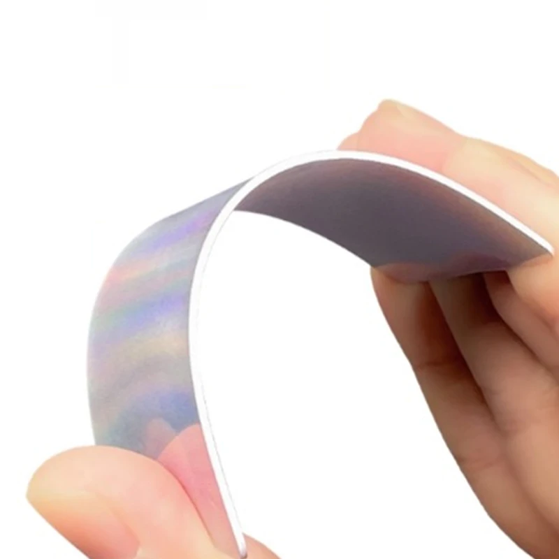 Tarjeta NFC de negocios impresa con láser, patrones llamativos, tarjeta social, medios, tarjeta NFC holográfica láser