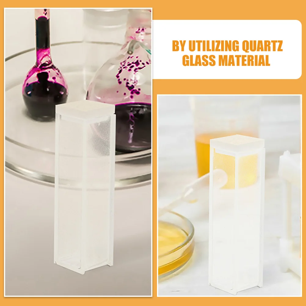 

2 Pcs Plastic Optical Cuvette Cell Lab Cuvettes Laboratory for Spectrophotometers