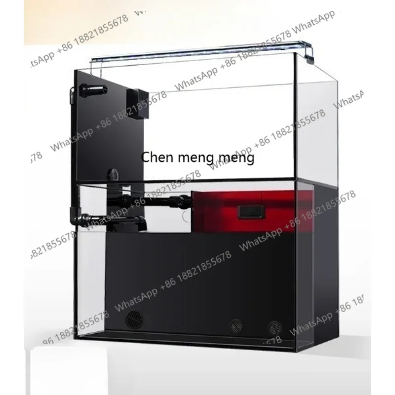 

Double-Layer Ecological Fish Tank Filter Oxygen Generator Integrated Machine Small Living Room Ultra Clear Glass Landscaping