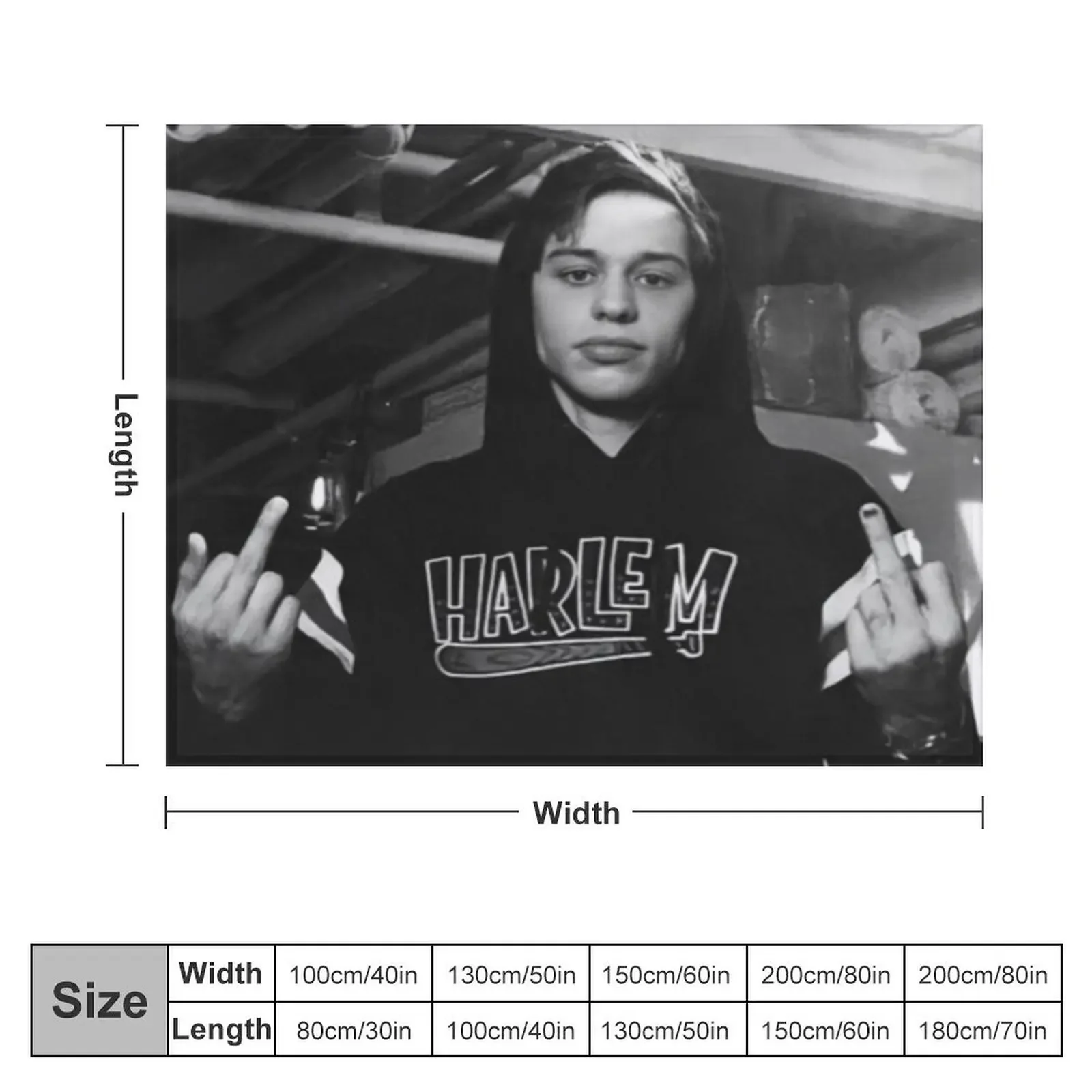 pete davidson harlem Throw Blanket christmas decoration cosplay anime Loose decorative Blankets