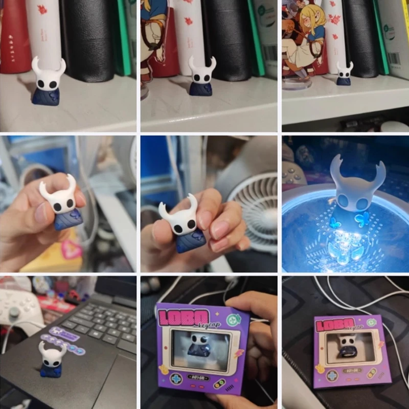 Hollow Knight Keycap Lichttransmissie Leuke Persoonlijkheid Hars Mechanisch Toetsenbord Accessoire Anime Enkele Aangepaste Keycap Esc