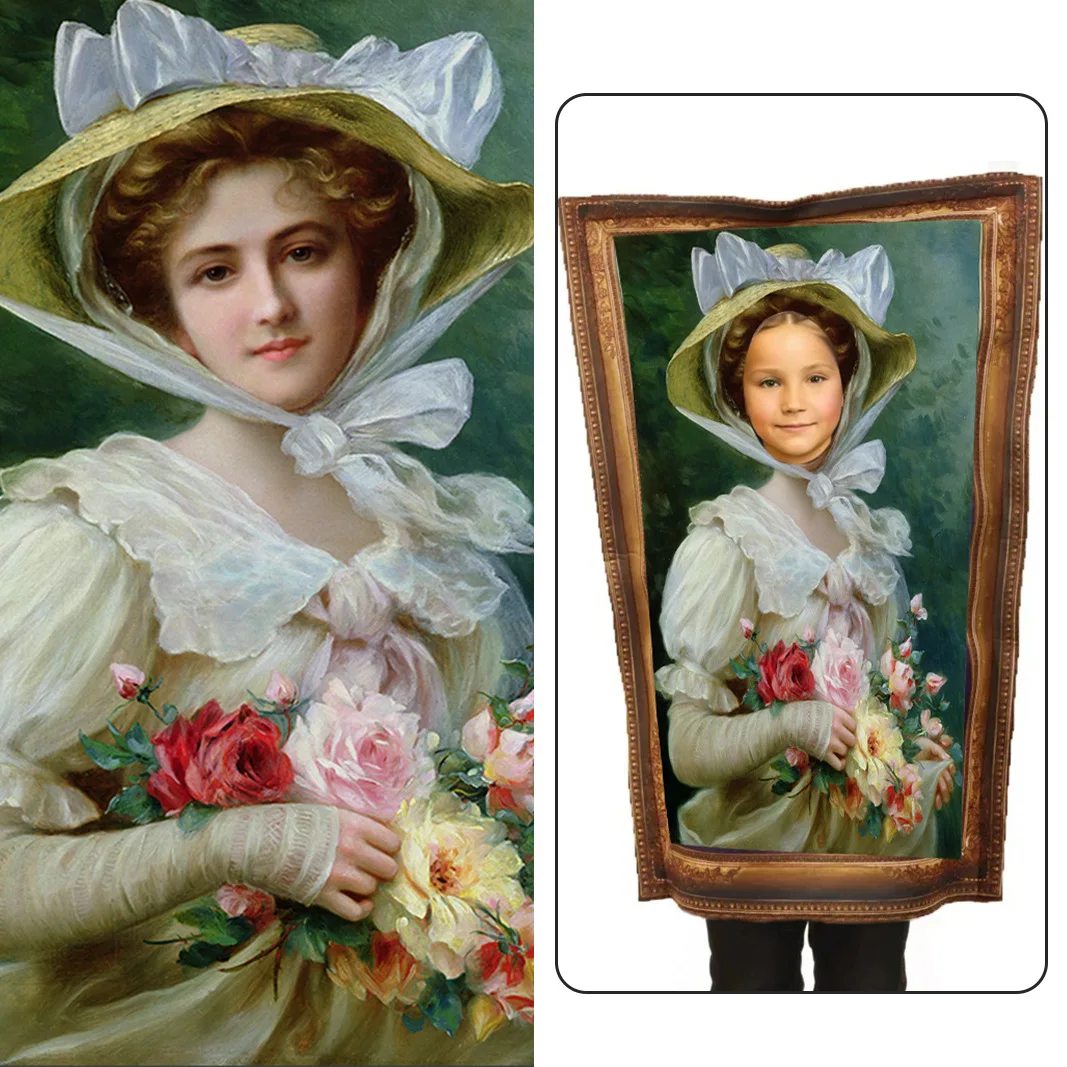 Unisex Erwachsenen-Kostüm „Königin Victoria“ – Cosplay der berühmtesten Malerei der Welt – Physikerin/Wissenschaftlerin – Karnevalskostüm „Lisa“ für Erwachsene – Detail 4