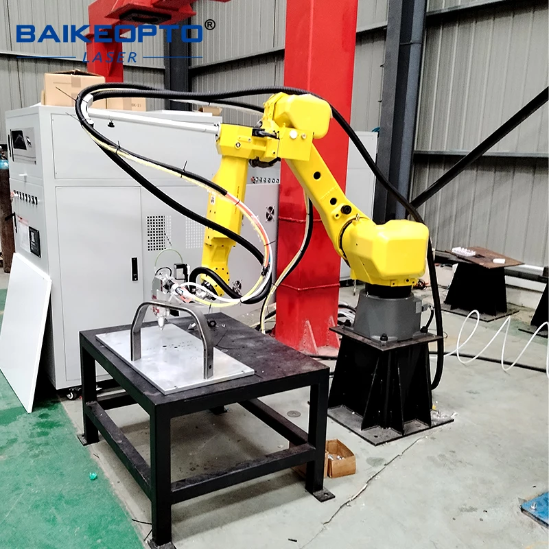 1500W de alta eficiência 3D 6 Aixs Fanuc robô cortador a laser automático 3D robô máquina de corte a laser para capacete