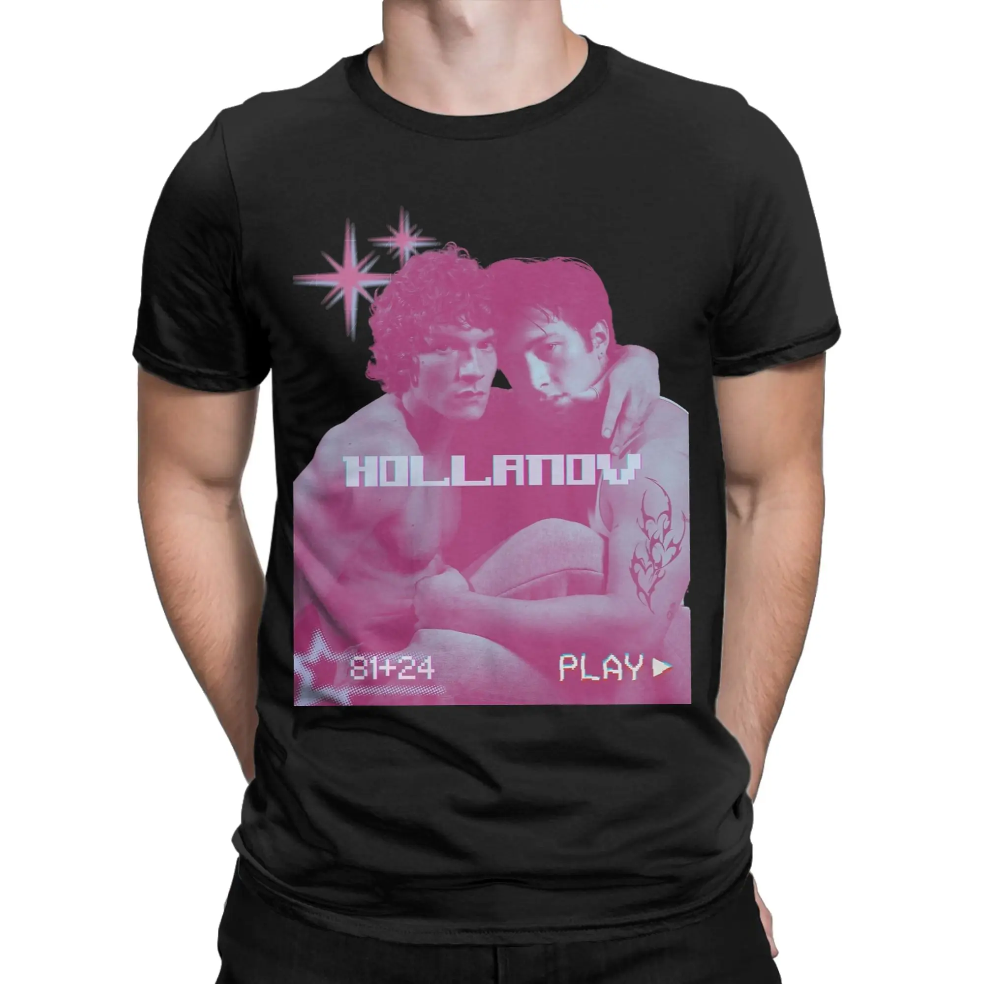Funny Heated Rivalry Y2k Ilya And Shane Hollanov T-Shirts for Men Crewneck Cotton T Shirts  Short Sleeve Tees Big Size Clothes