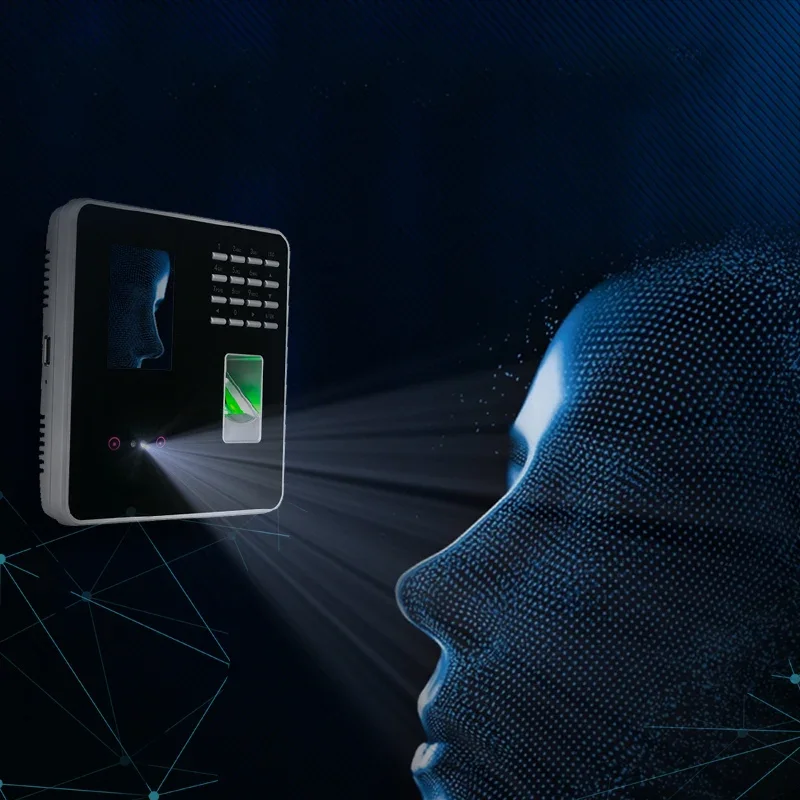 008 001 ZK BK100 TCP/IP USB Biometric ลายนิ้วมือ Face Facial Recognition พนักงานเครื่องบันทึกเวลานาฬิกา D